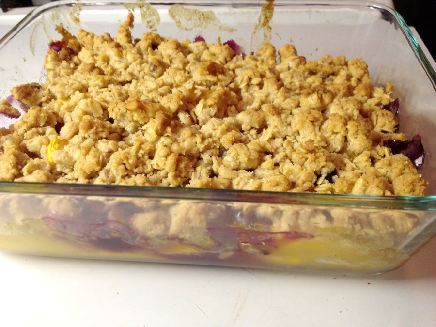 Peach Blueberry Crisp