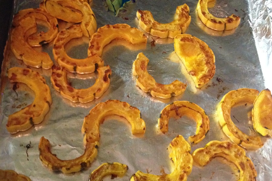 roasted delicata squash